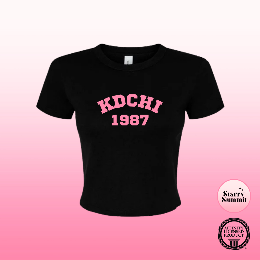 KDCHI Rhinestone Crop Top