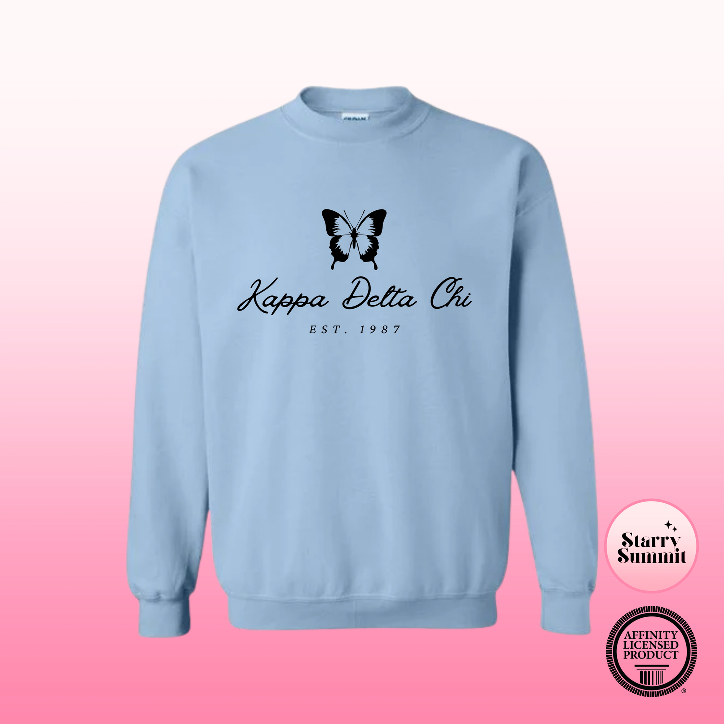 Kappa Delta Chi - Vintage Butterfly Crewneck