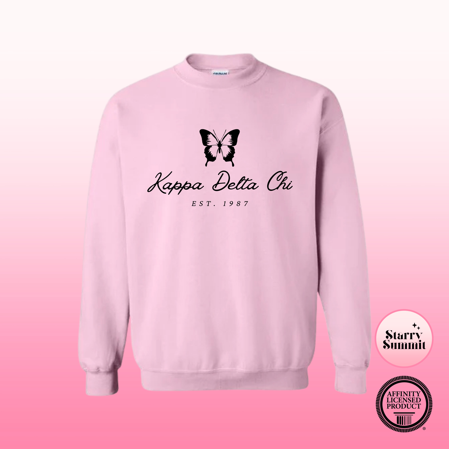 Kappa Delta Chi - Vintage Butterfly Crewneck