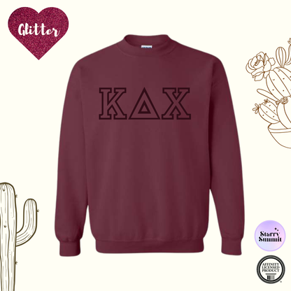 Kappa Delta Chi - El Paso Collection - Non-Alumna Letters Crewneck