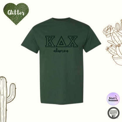 Kappa Delta Chi - El Paso Collection - No Sew Alumna Letters T-Shirt