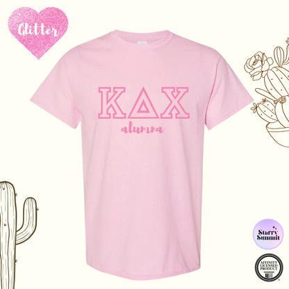 Kappa Delta Chi - El Paso Collection - No Sew Alumna Letters T-Shirt