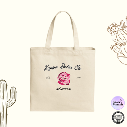 Kappa Delta Chi - El Paso Collection - Alumna and Non-Alumna Rose Tote Bag