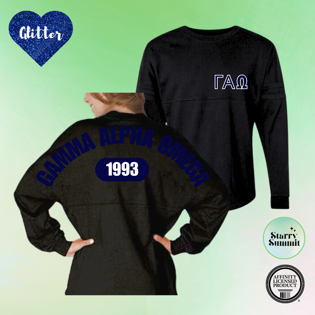 Gamma Alpha Omega - Glitter Spirit Jersey