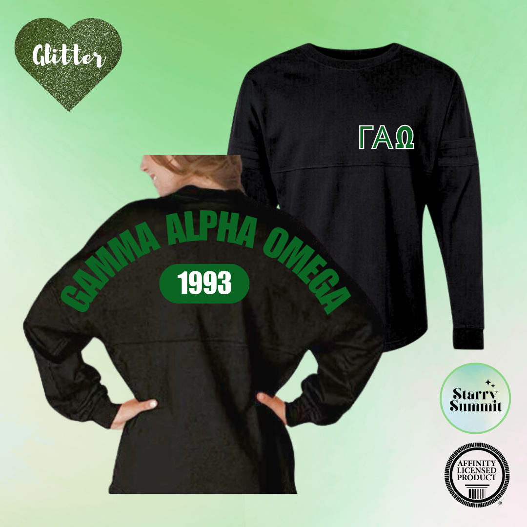 Gamma Alpha Omega - Glitter Spirit Jersey