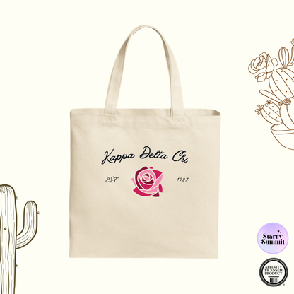 Kappa Delta Chi - El Paso Collection - Alumna and Non-Alumna Rose Tote Bag