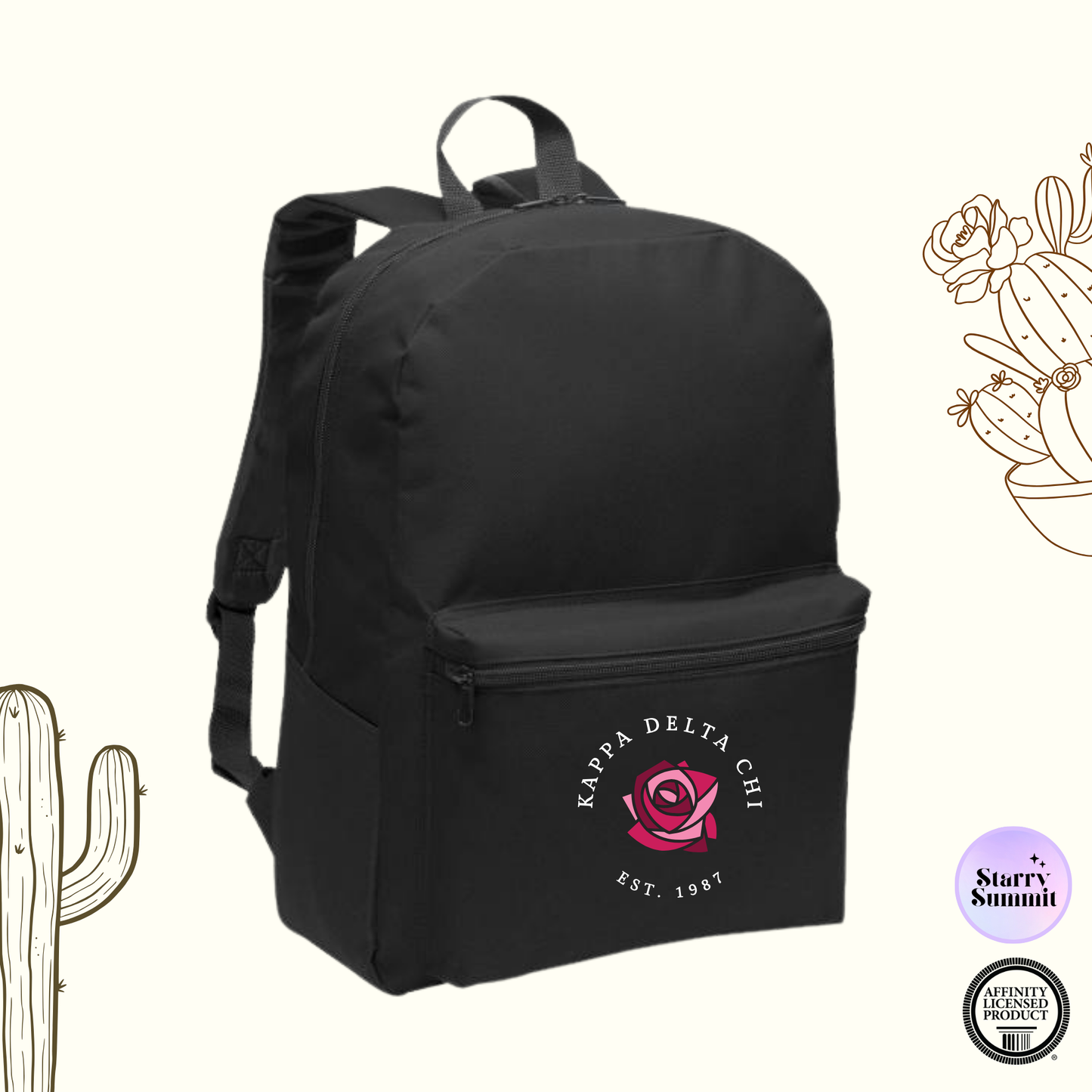 Kappa Delta Chi - El Paso Collection - Alumna and Non-Alumna Dusk Rose Backpack