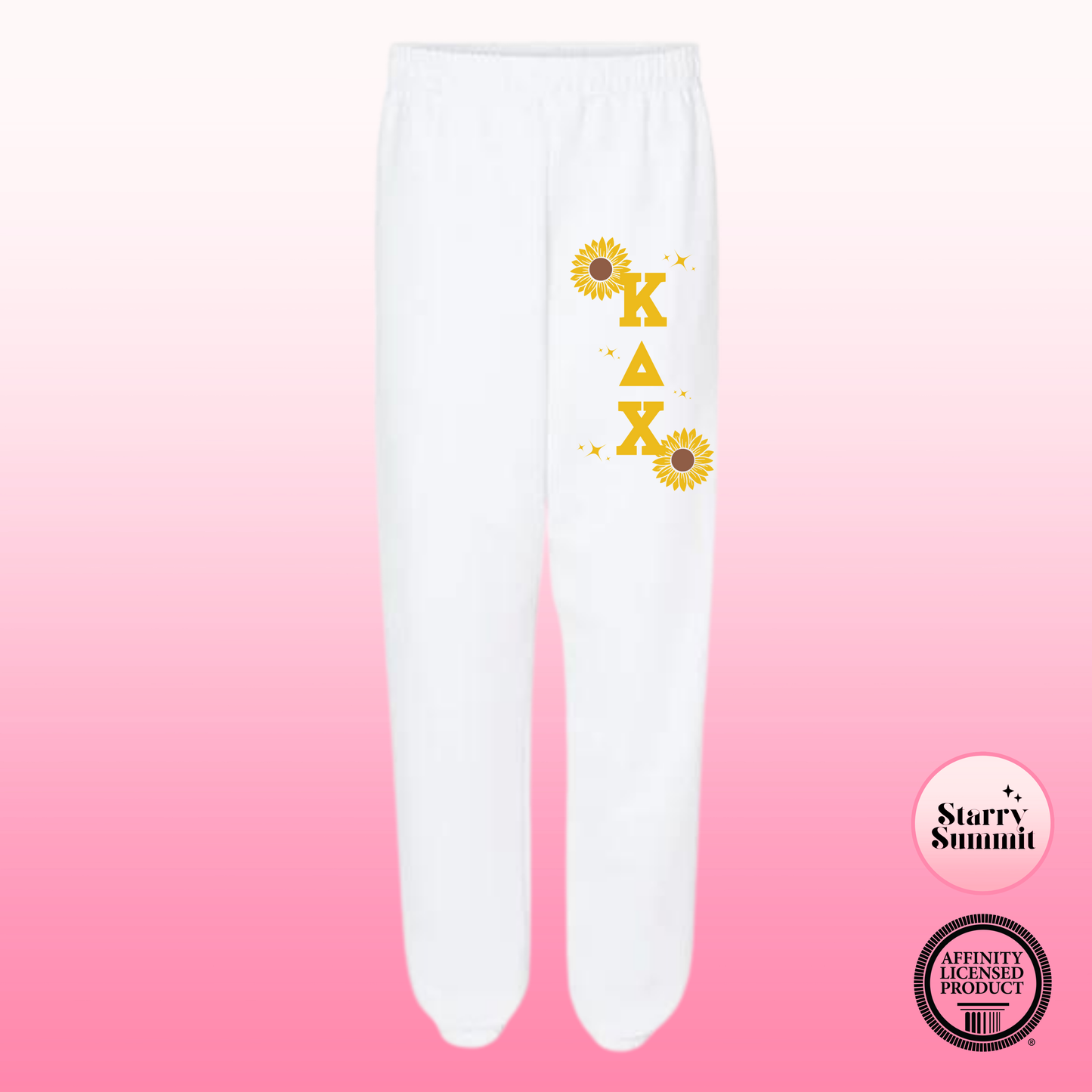 Kappa Delta Chi - Sunflower Letter Sweatpants