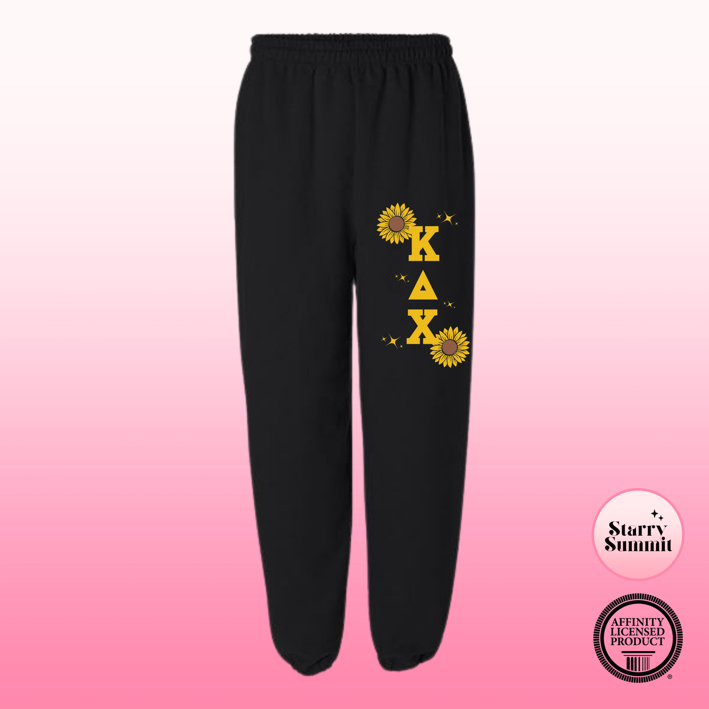 Kappa Delta Chi - Sunflower Letter Sweatpants