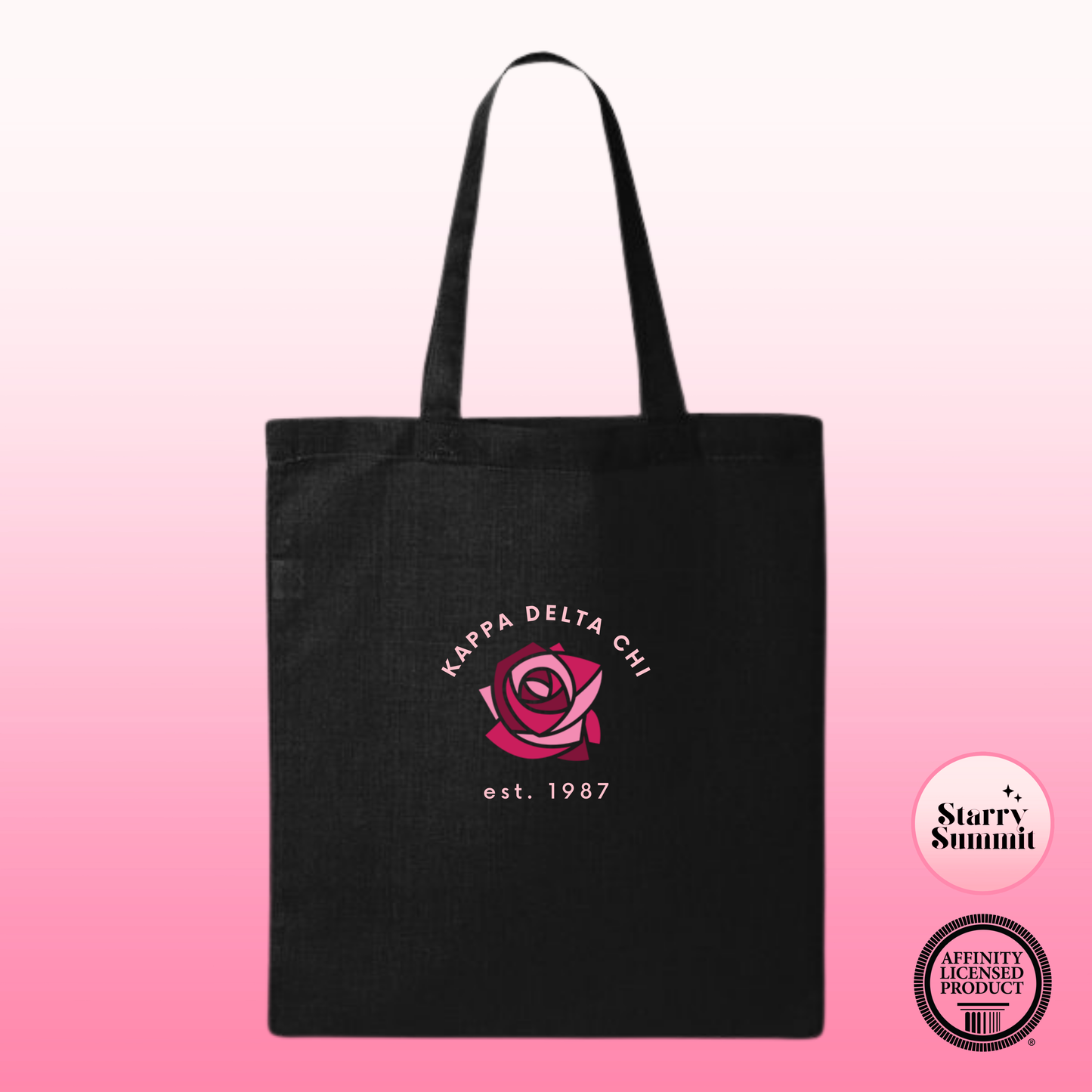 Kappa Delta Chi - Mosaic Rose Tote Bag