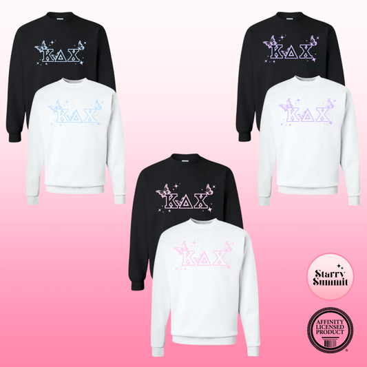 Kappa Delta Chi - Butterfly Letter Crewneck