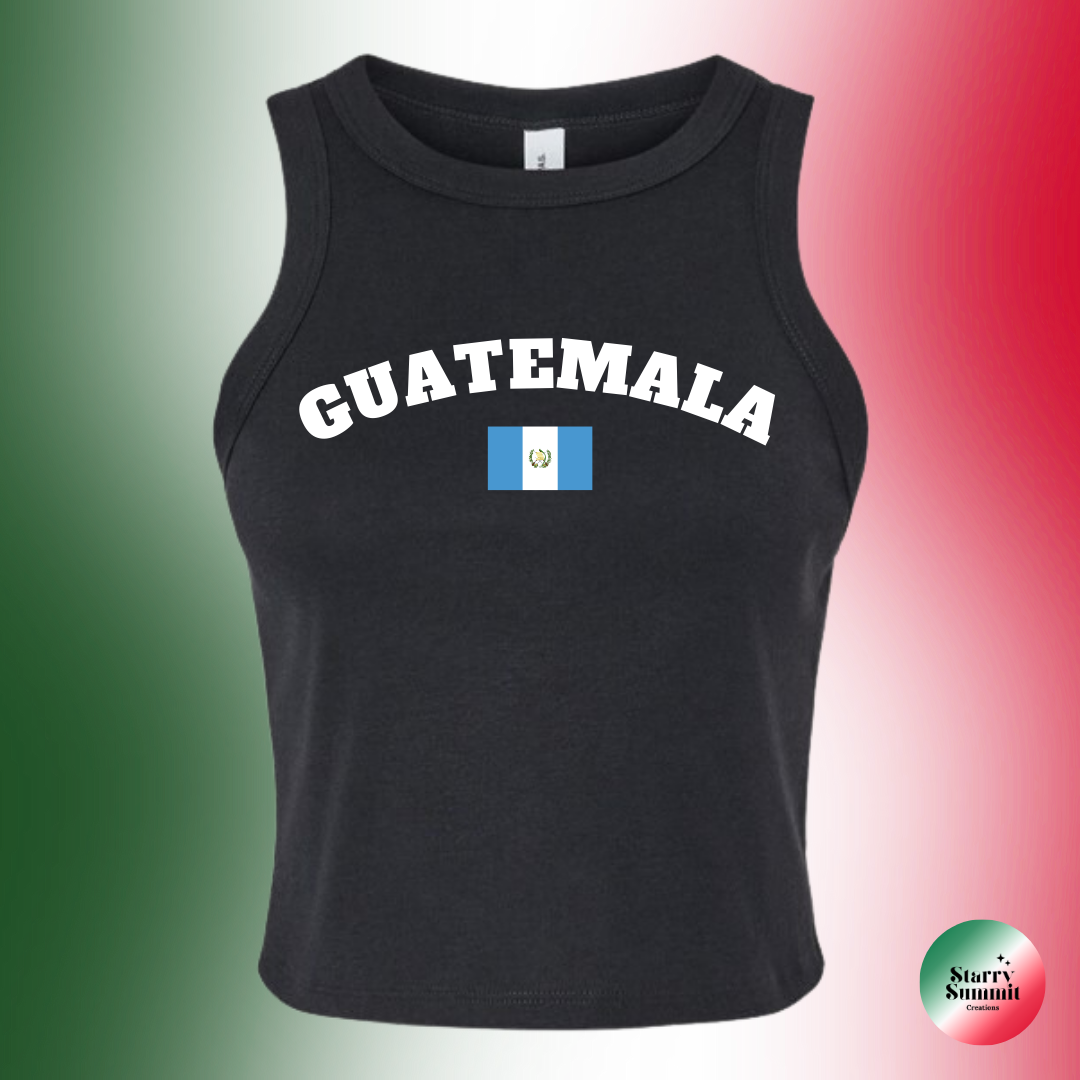 Guatemala Flag Racer Tank