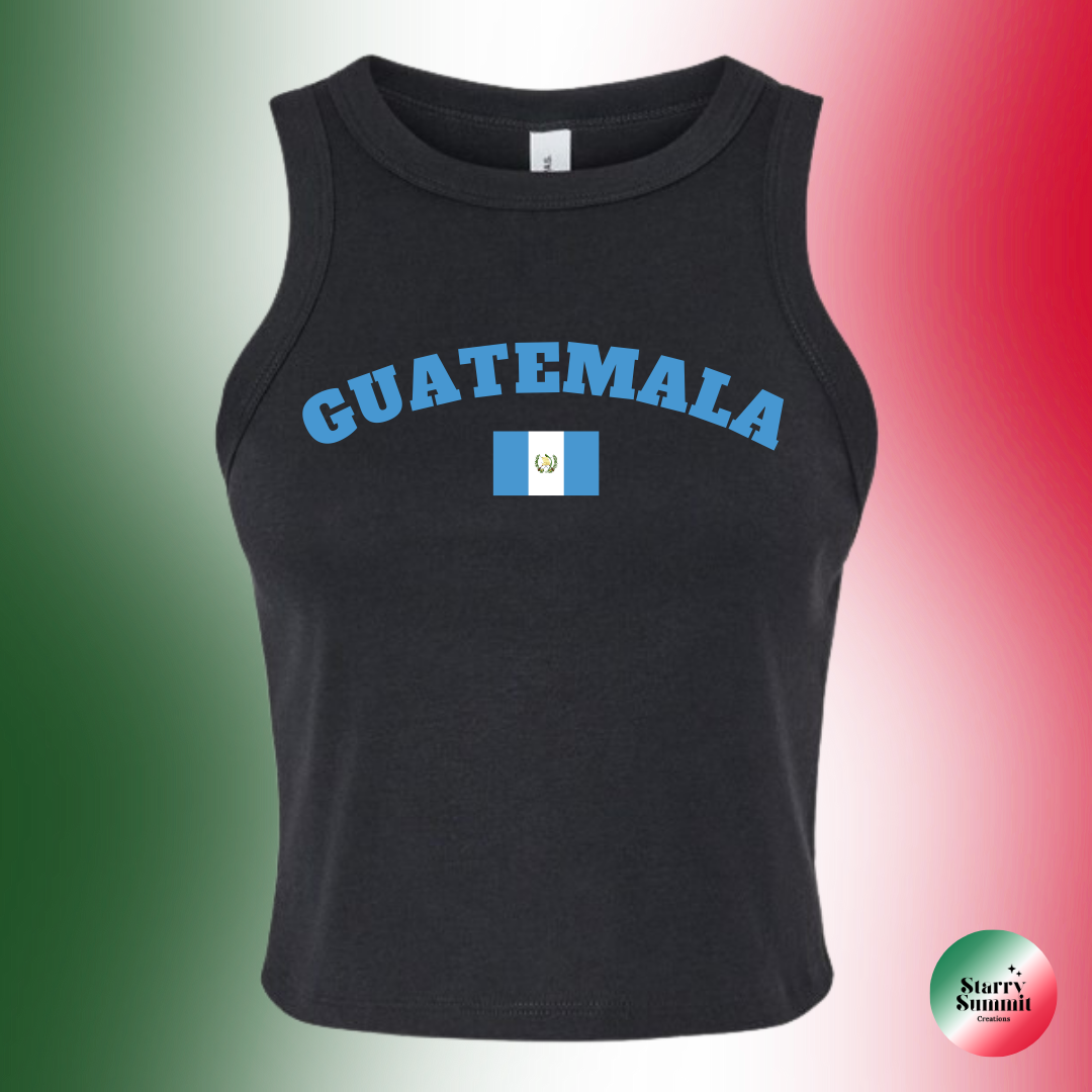 Guatemala Flag Racer Tank