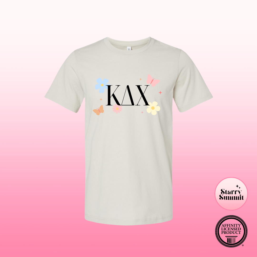 Kappa Delta Chi - KDChi Springtime Letter T-Shirt